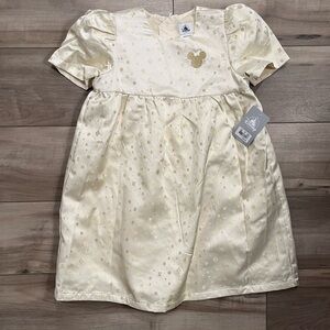 Disney Gold Snowflake Dress (sizes 7/8 9/10 11/12)